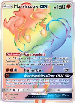 Marshadow GX, Sombras Ardientes 156