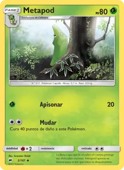 Metapod, Sombras Ardientes 2