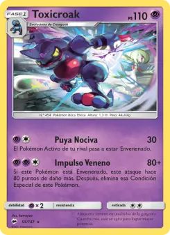 Toxicroak, Sombras Ardientes 55