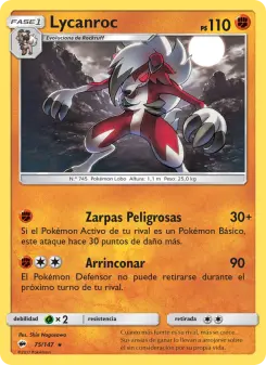Lycanroc, Sombras Ardientes 75