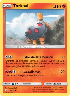 Torkoal, Leyendas Luminosas 11