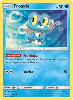 Froakie, Luz Prohibida 21