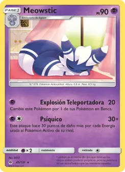 Meowstic, Luz Prohibida 45