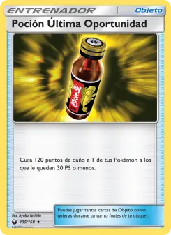 Poción Última Oportunidad, Tormenta Celestial 135