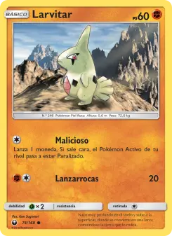 Larvitar, Tormenta Celestial 74