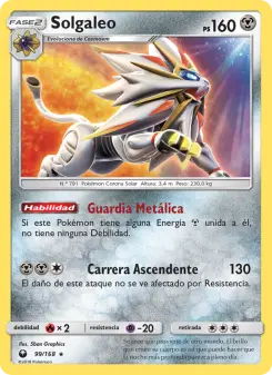 Solgaleo, Tormenta Celestial 99