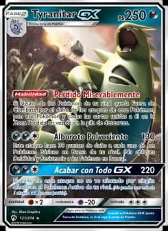 Tyranitar GX, Truenos Perdidos 121