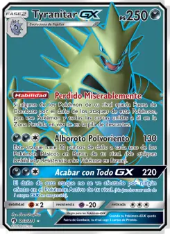 Tyranitar GX, Truenos Perdidos 203