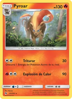 Pyroar, Truenos Perdidos 51