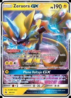 Zeraora GX, Truenos Perdidos 86