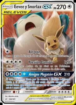 Eevee y Snorlax GX, Union de Aliados 120
