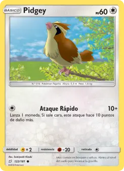 Pidgey, Union de Aliados 122