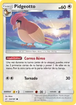 Pidgeotto, Union de Aliados 123