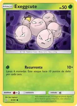 Exeggcute, Union de Aliados 8