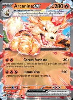 Arcanine ex, Escarlata y Púrpura 032