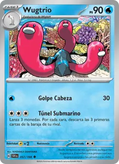 Wugtrio, Escarlata y Púrpura 057