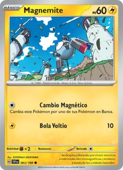 Magnemite, Escarlata y Púrpura 063