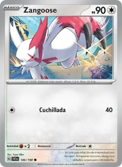 Zangoose, Escarlata y Púrpura 146