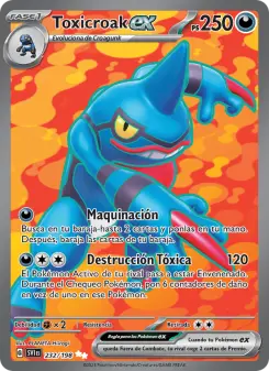 Toxicroak ex, Escarlata y Púrpura 232