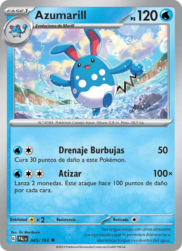 Azumarill, Evoluciones en Paldea 045