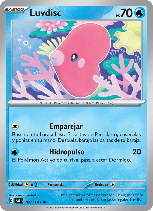 Luvdisc, Evoluciones en Paldea 047