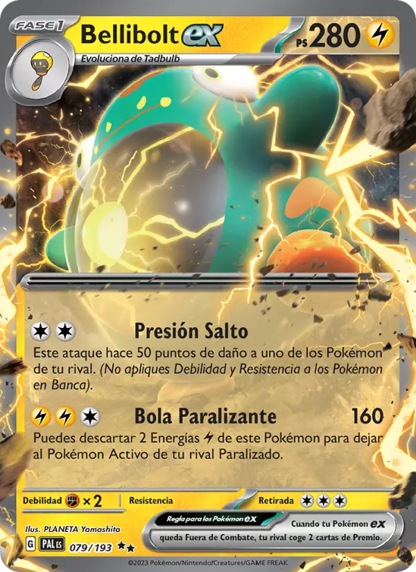 Bellibolt ex, Evoluciones en Paldea 079