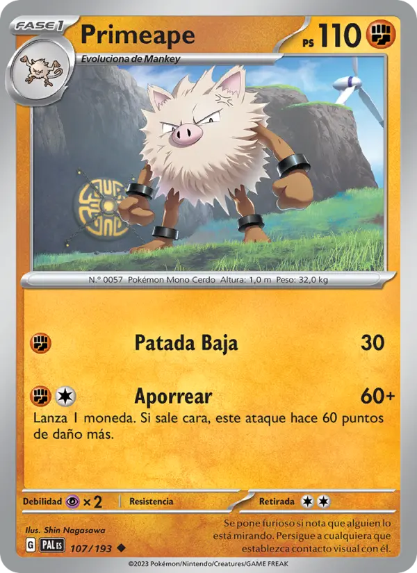 Primeape, Evoluciones en Paldea 107