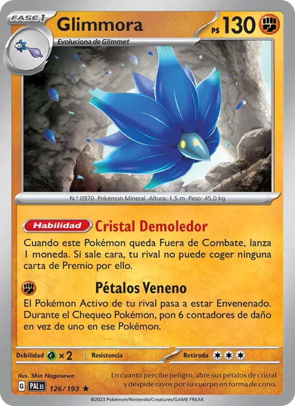 Glimmora, Evoluciones en Paldea 126