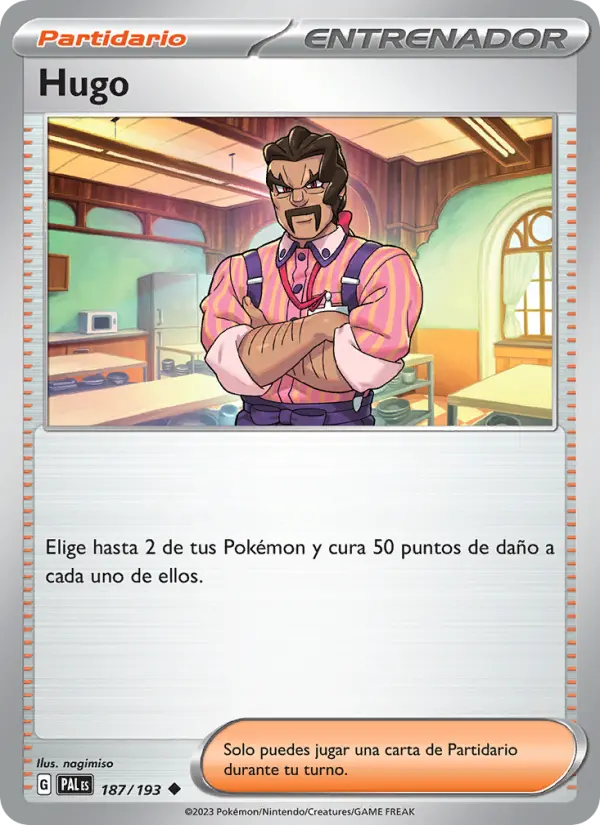 Hugo, Evoluciones en Paldea 187