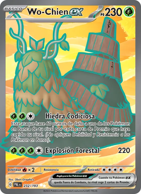 Wo-Chien ex, Evoluciones en Paldea 232