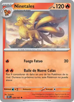 Ninetales, Llamas Obsidianas 029
