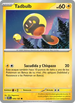 Tadbulb, Llamas Obsidianas 076