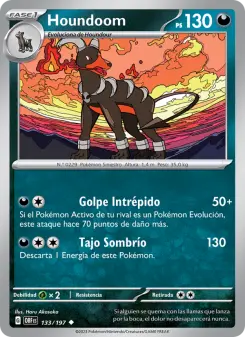 Houndoom, Llamas Obsidianas 133