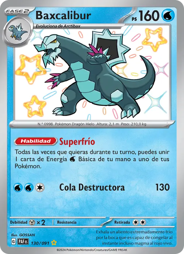Baxcalibur, Destinos de Paldea 130