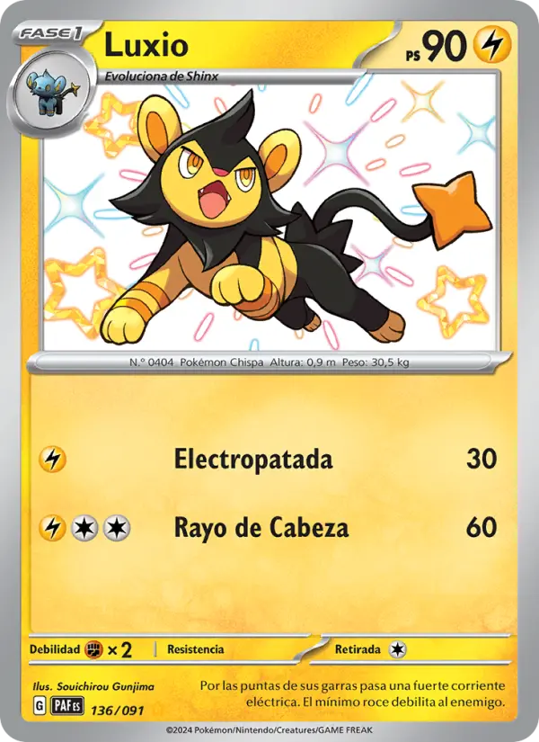 Luxio, Destinos de Paldea 136
