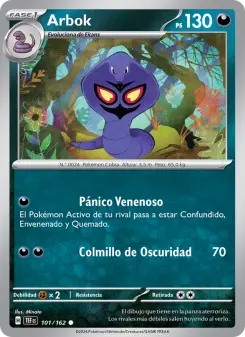 Arbok, Fuerzas Temporales 101