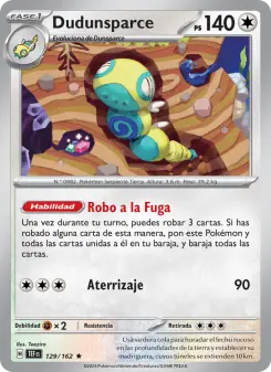 Dudunsparce, Fuerzas Temporales 129