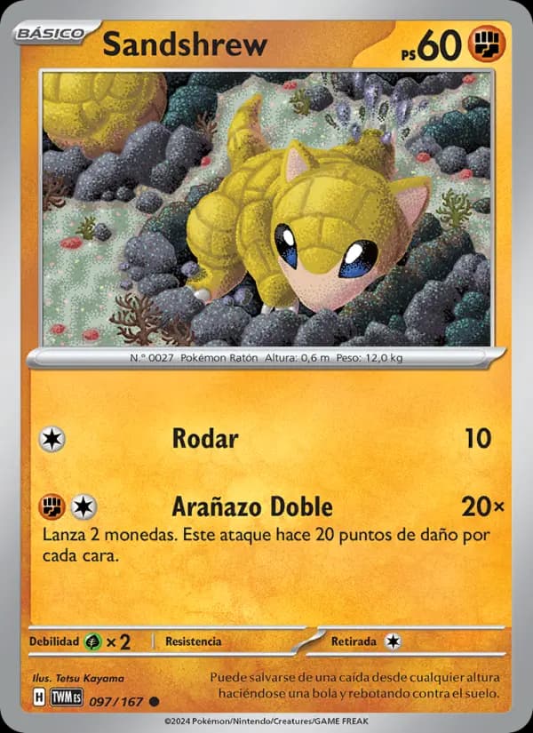Sandshrew, Mascarada Crepuscular 097