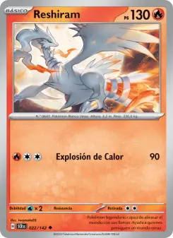 Reshiram, Corona Astral 022
