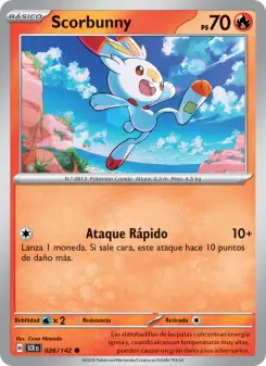 Scorbunny, Corona Astral 026