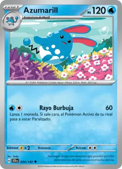Azumarill, Corona Astral 034