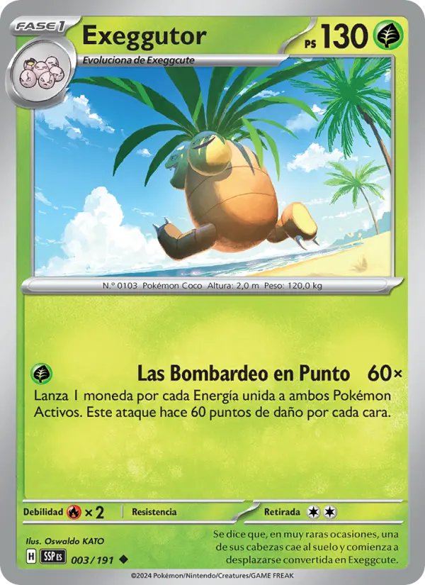 Exeggutor, Chispas Fulgurantes 003