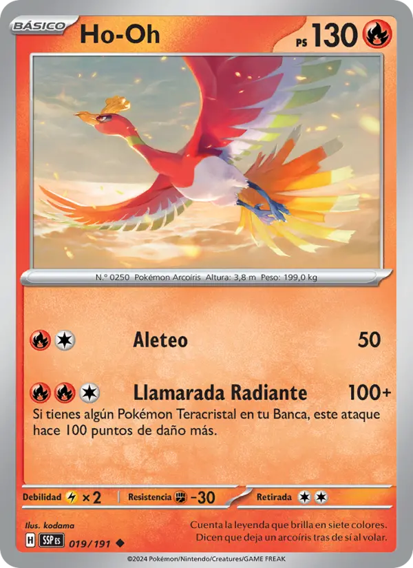 Ho-Oh, Chispas Fulgurantes 019