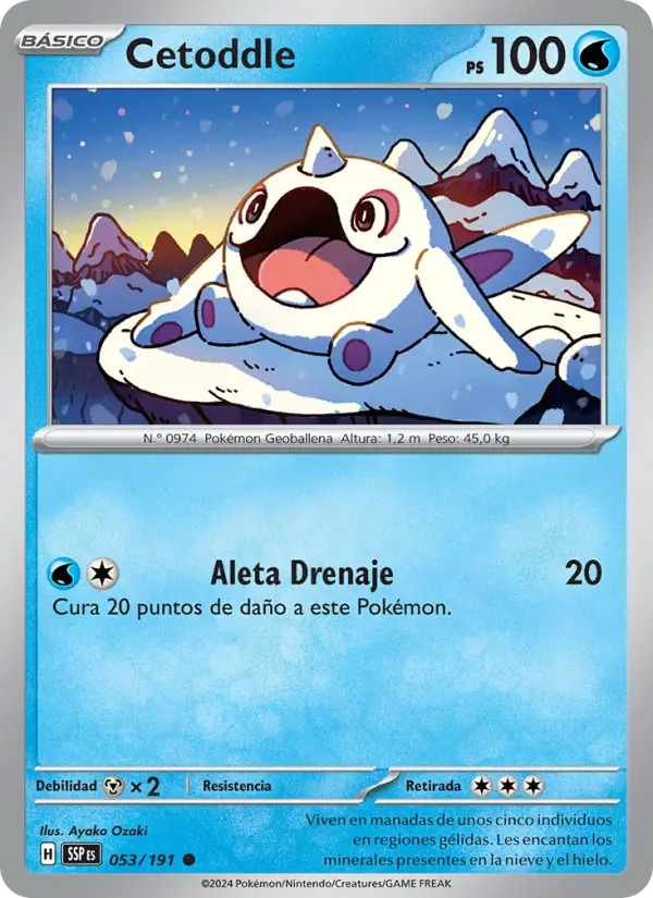 Cetoddle, Chispas Fulgurantes 053