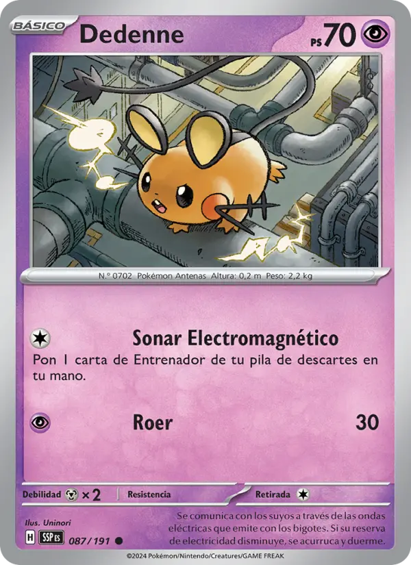 Dedenne, Chispas Fulgurantes 087
