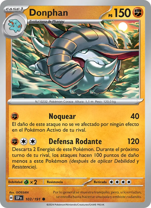 Donphan, Chispas Fulgurantes 103