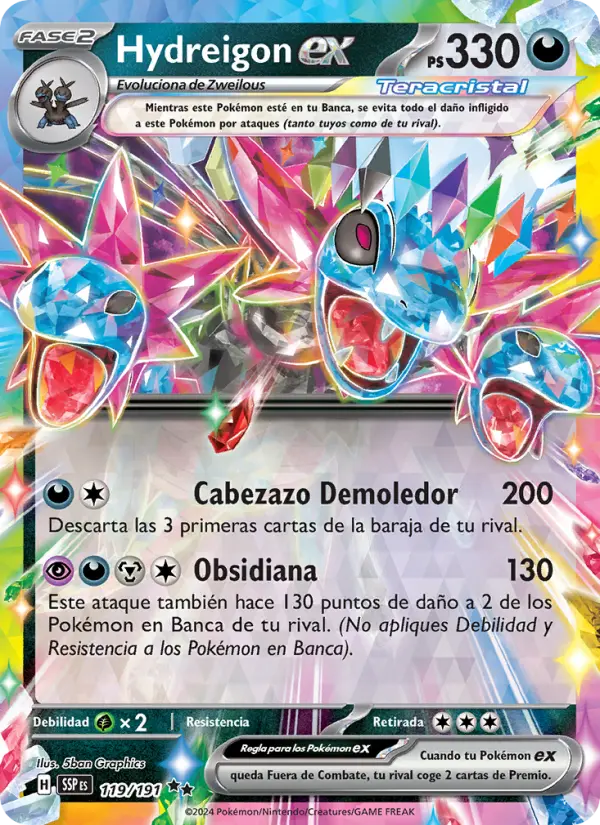 Hydreigon ex, Chispas Fulgurantes 119