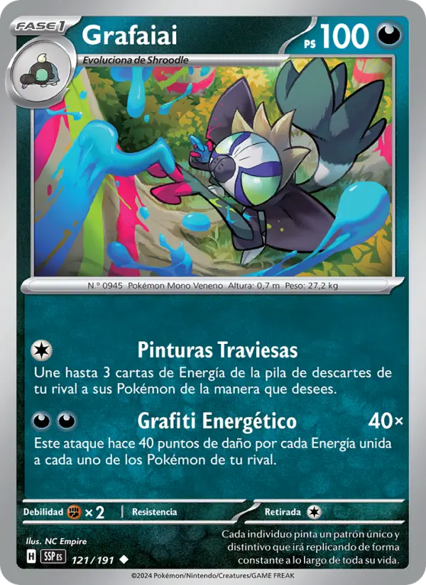 Grafaiai, Chispas Fulgurantes 121