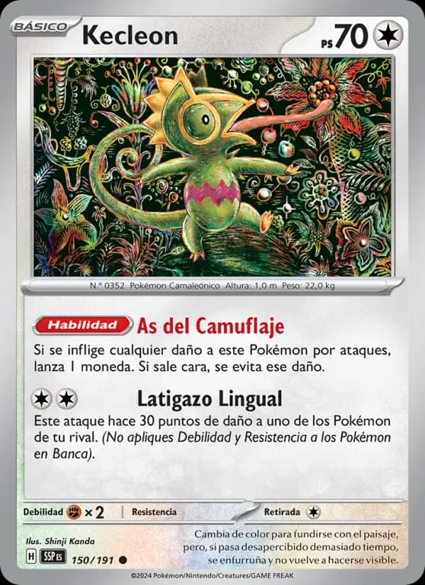 Kecleon, Chispas Fulgurantes 150