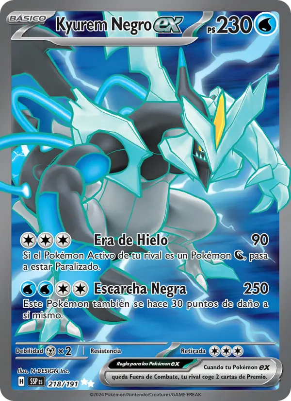 Kyurem Negro ex, Chispas Fulgurantes 218